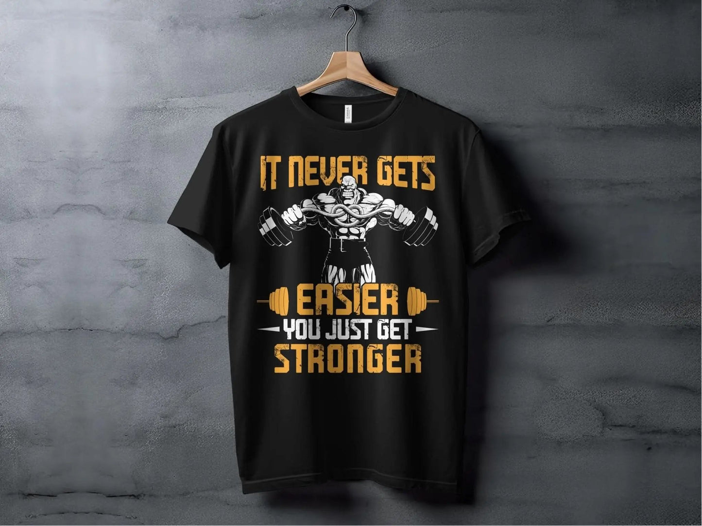 It Never Gets Easier You Just Get Stronger – travel - inspired Clothing by Aroundtheworldinarush