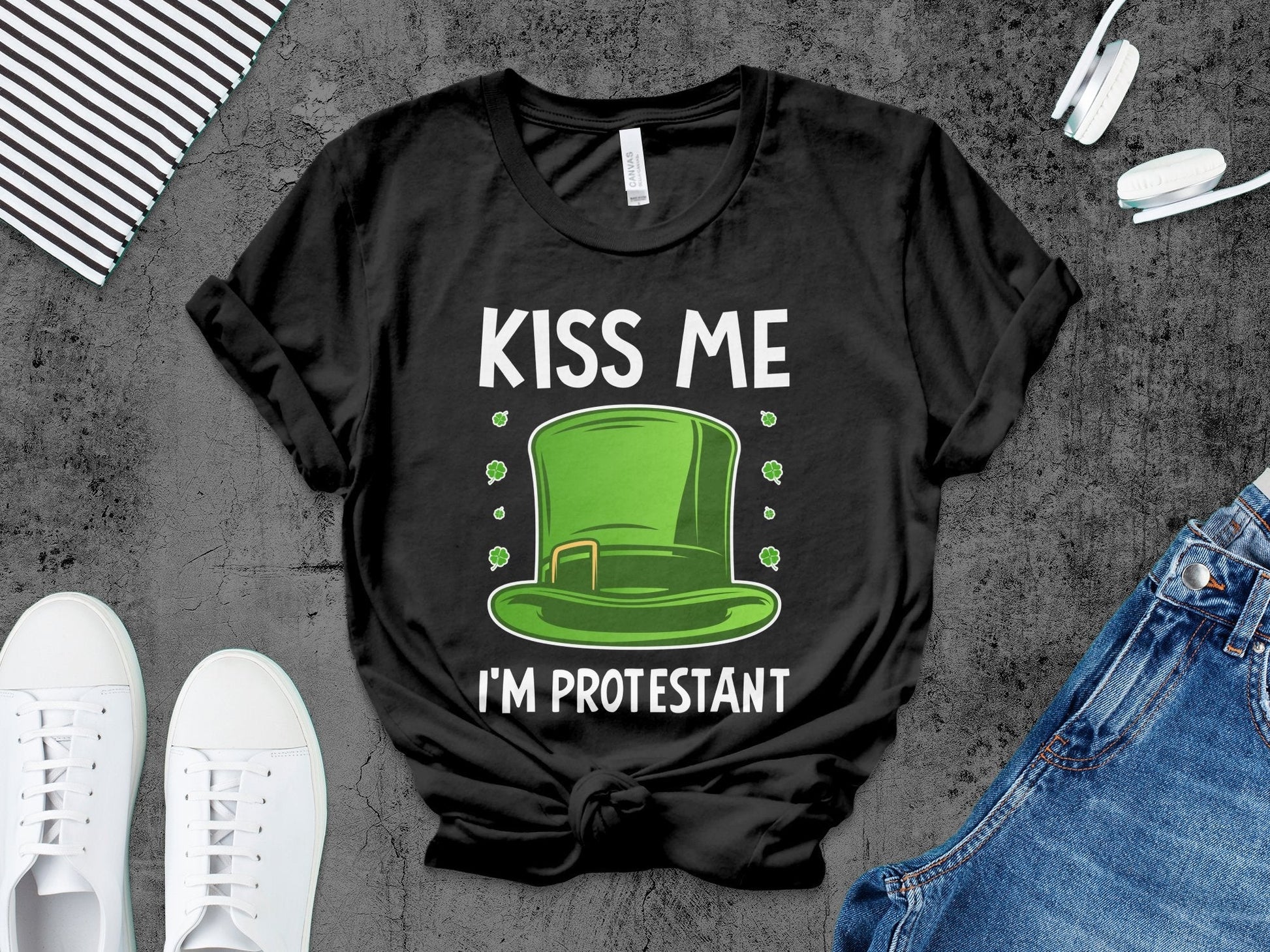 Kiss Me Im Protestant – travel - inspired Clothing by Aroundtheworldinarush