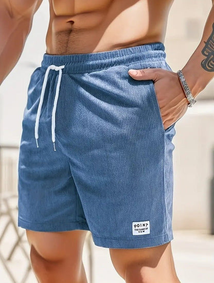 Lace - up Drawstring Shorts Summer Corduroy Sports Short Pants Mens Clothing – travel - inspired 0 by Aroundtheworldinarush