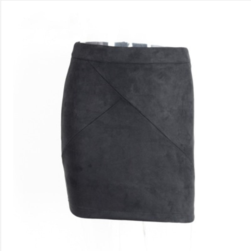 Ladies Leather Suede Pencil Skirt Bodycon Short Skirts Women – travel - inspired 0 by Aroundtheworldinarush