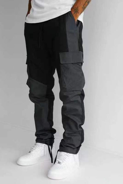 Large Pocket Stitching Trousers Men's Loose Feet – travel - inspired 0 by Aroundtheworldinarush