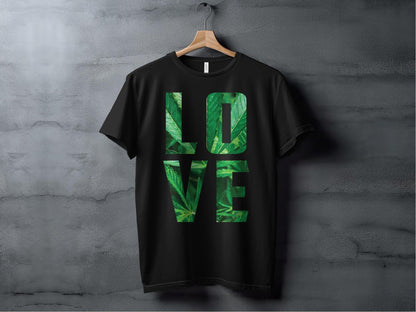 Love Marijuana | Travel - Inspired Unisex T-Shirt – travel - inspired Clothing by Aroundtheworldinarush