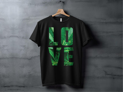 Love Marijuana | Travel - Inspired Unisex T-Shirt – travel - inspired Clothing by Aroundtheworldinarush