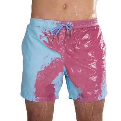Magical Change Color Beach Shorts Summer Men Swimming Trunks Swimwear Swimsuit Quick Dry bathing shorts Beach Pant – travel - inspired 0 by Aroundtheworldinarush
