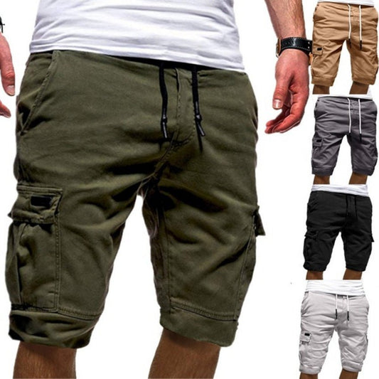 Men Casual Jogger Sports Cargo Shorts Military Combat Workout Gym Trousers Summer Mens Clothing – travel - inspired 0 by Aroundtheworldinarush
