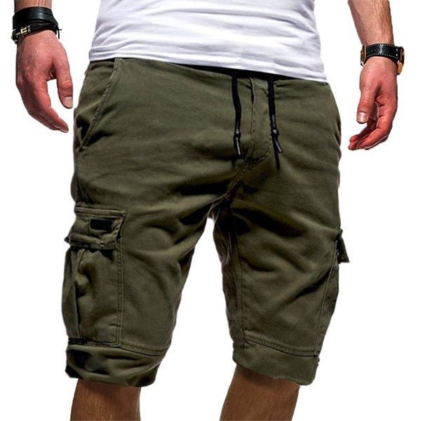 Men Casual Jogger Sports Cargo Shorts Military Combat Workout Gym Trousers Summer Mens Clothing – travel - inspired 0 by Aroundtheworldinarush