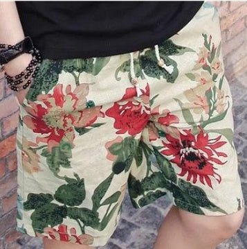 Men Linen Beach Shorts – travel - inspired 0 by Aroundtheworldinarush