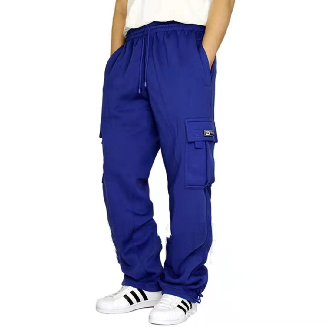 Men Pants Sweatpants Stretch Elastic Waist Jogger Sports Pants Drawstring Trousers Fashion Mens Clothing – travel - inspired 4 by Aroundtheworldinarush