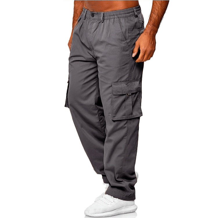 Men's Casual Multi - pocket Loose Straight Cargo Pants – travel - inspired 0 by Aroundtheworldinarush