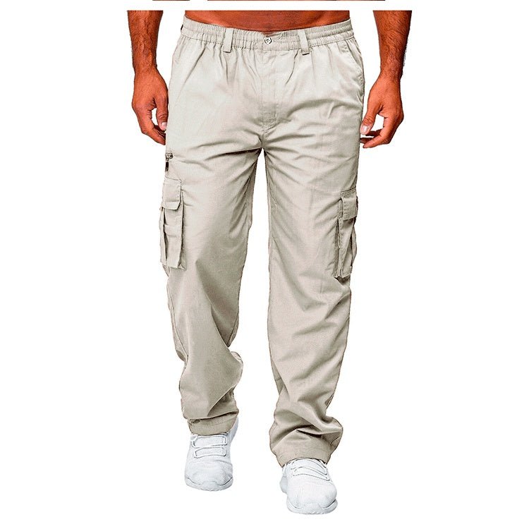 Men's Casual Multi - pocket Loose Straight Cargo Pants – travel - inspired 0 by Aroundtheworldinarush
