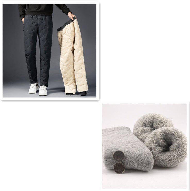 Men's Padded Cotton Trousers With Cashmere – travel - inspired 0 by Aroundtheworldinarush