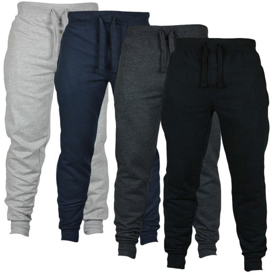 Men's Solid Color Drawstring Fleece Casual Pants – travel - inspired 0 by Aroundtheworldinarush