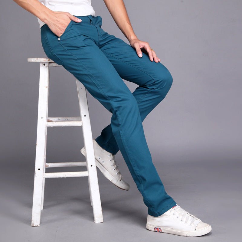 Men's trousers straight slim casual pants show dress – travel - inspired 0 by Aroundtheworldinarush
