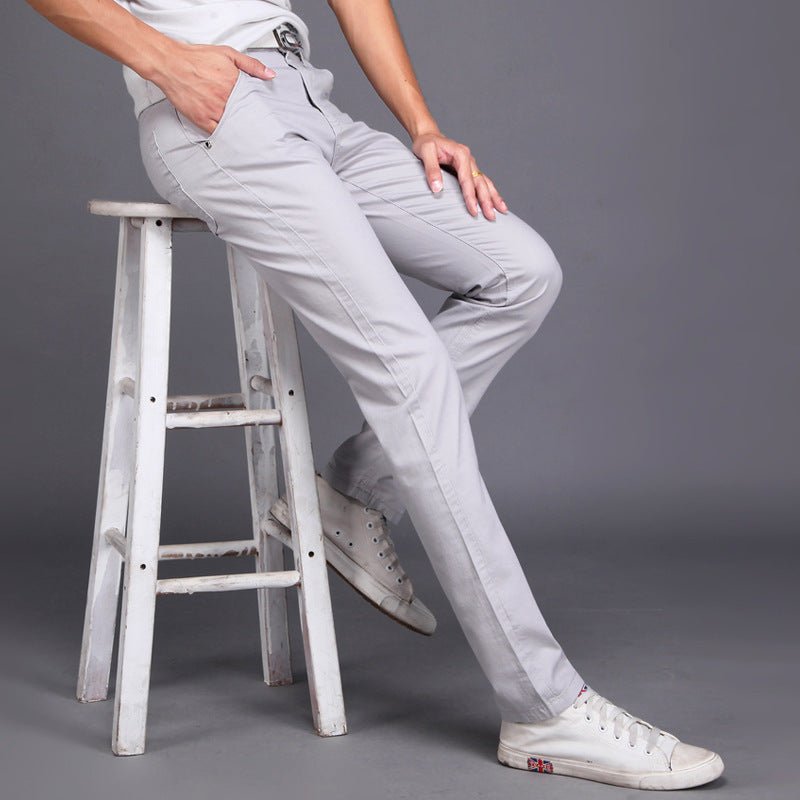 Men's trousers straight slim casual pants show dress – travel - inspired 0 by Aroundtheworldinarush