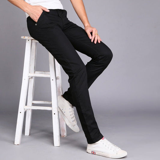 Men's trousers straight slim casual pants show dress – travel - inspired 0 by Aroundtheworldinarush