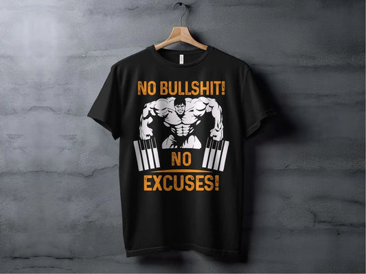 No Bullshit No Excuses – travel - inspired Clothing by Aroundtheworldinarush