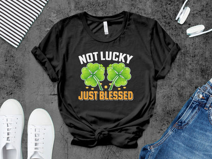 Not Lucky Just Blessed – travel - inspired Clothing by Aroundtheworldinarush