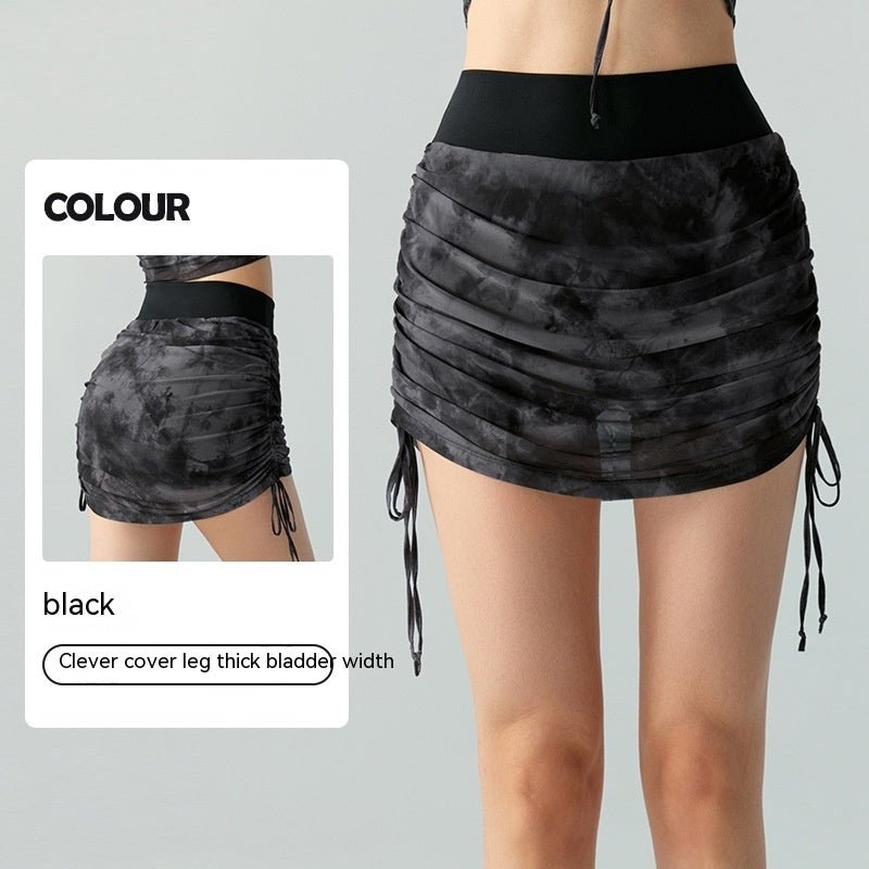 Printed Tie - dyed Mesh Yoga Skirts Women – travel - inspired 0 by Aroundtheworldinarush