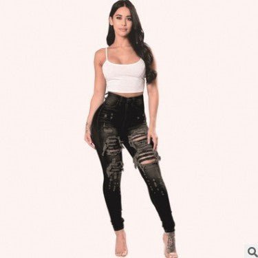 Ripped Jeans For Women Skinny Pants – travel - inspired 0 by Aroundtheworldinarush
