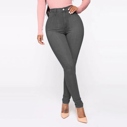 Slimming Jeans Pants For Women High Waist Trousers With Pockets – travel - inspired 0 by Aroundtheworldinarush