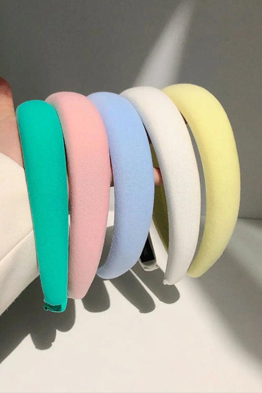 Solid Polyester Wide Headband – travel - inspired by Aroundtheworldinarush