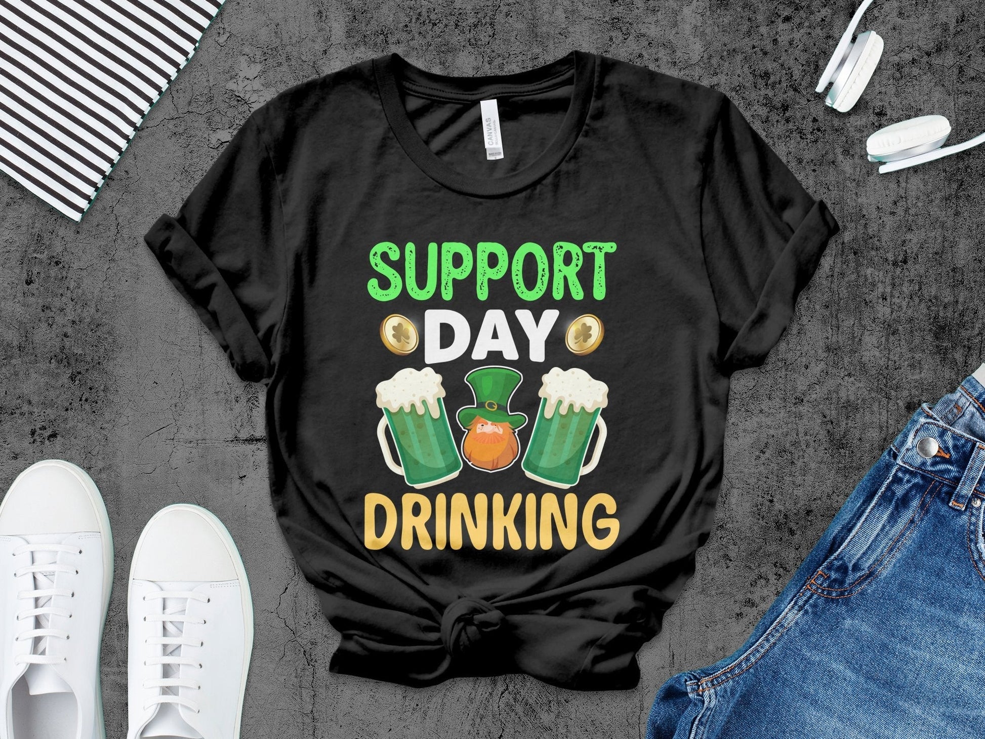 Support Day Drinking – travel - inspired Clothing by Aroundtheworldinarush