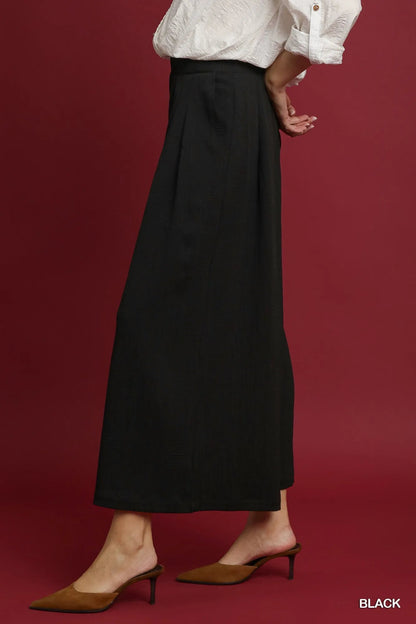Umgee Elastic Waist Wide Leg Pants – travel - inspired by Aroundtheworldinarush