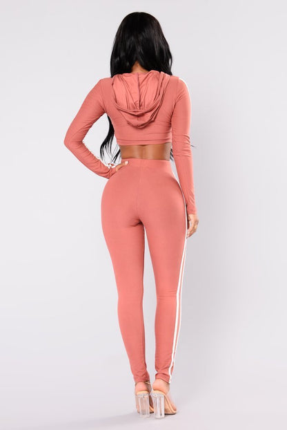 Women Ladies Tracksuit Crop Top Hoodies Sweatshirt Pants Sets Slim Wear Casual Suit – travel - inspired 0 by Aroundtheworldinarush
