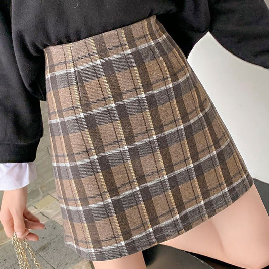 Women s Mini Woolen Short Skirt – travel - inspired 0 by Aroundtheworldinarush