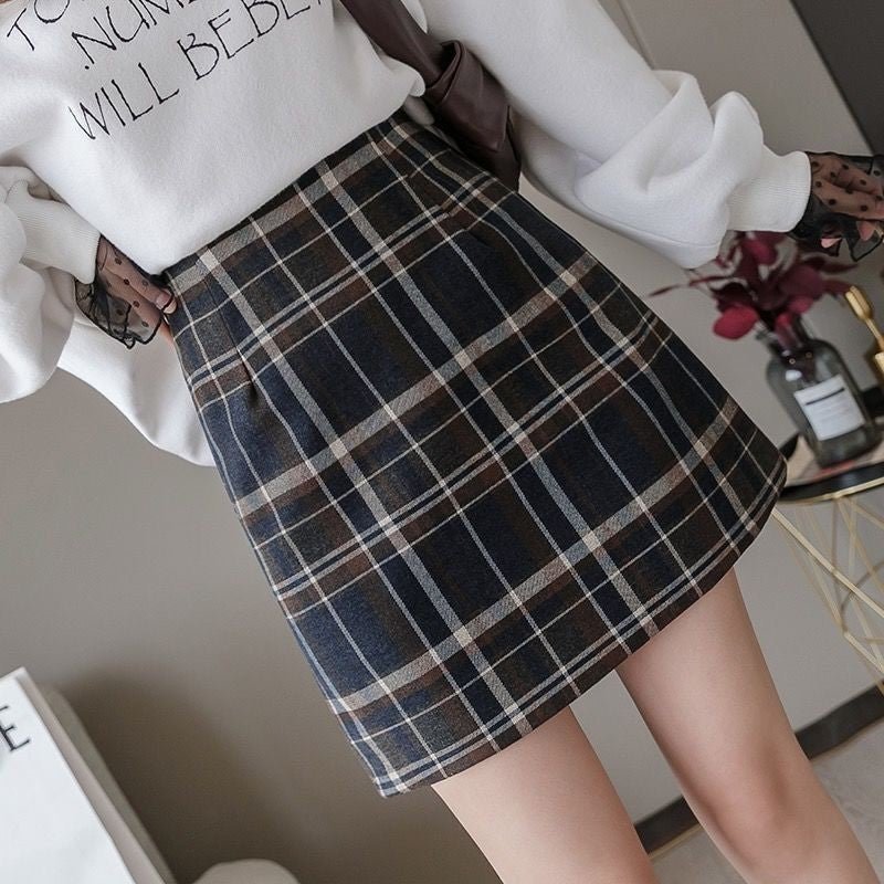 Women s Mini Woolen Short Skirt – travel - inspired 0 by Aroundtheworldinarush