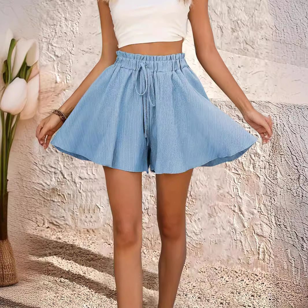 Women's Summer Solid Color Shorts Pantskirt – travel - inspired 0 by Aroundtheworldinarush