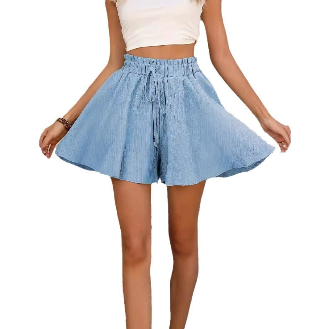 Women's Summer Solid Color Shorts Pantskirt – travel - inspired 0 by Aroundtheworldinarush