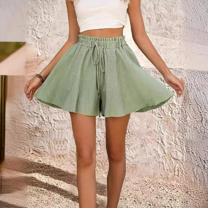 Women's Summer Solid Color Shorts Pantskirt – travel - inspired 0 by Aroundtheworldinarush