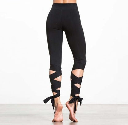 Yoga Sports Tight Leggings For Women Yoga Leggings fitness Pants dance ballet bandage leggings Women Running Tights – travel - inspired 0 by Aroundtheworldinarush